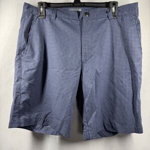 Peter Millar Crown Sport Shorts Mens 33‎ Gingham Performance Golf Lightweight